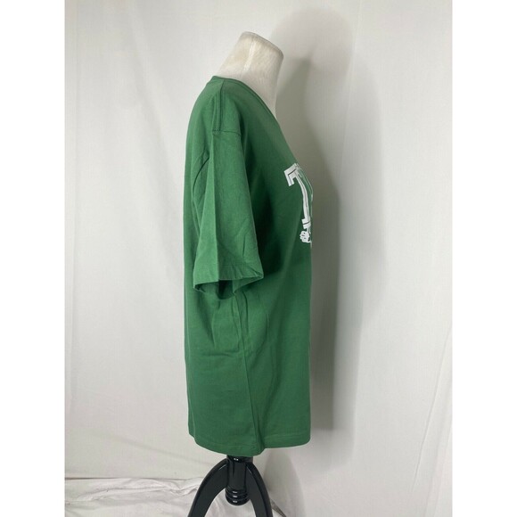 True Religion Men's Shirt Green Big Buddha World Tour Short Sleeve Size Large - Picture 4 of 8